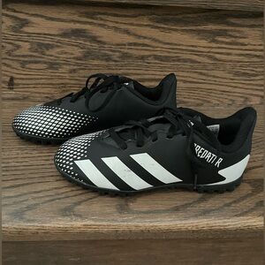 Adidas Kids Black and White Predator Sneakers